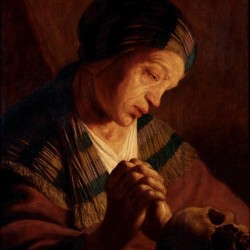 Magdalena in meditation